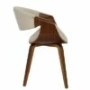 Curvo Mid-Century Modern Dining Accent Chair - LumiSource Green