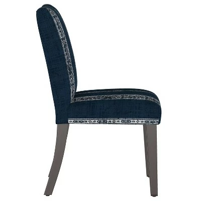 Dining Chair Block Print Striped Navy - Threshold™ 4 Dining Chair Block Print Striped Navy - Threshold™ - Image 2
