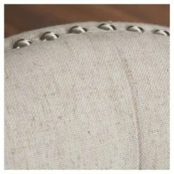 Set of 2 Weathered Tufted Fabric Dining Chair Beige - Christopher Knight Home