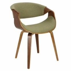 Curvo Mid-Century Modern Dining Accent Chair - LumiSource Green 23 Curvo Mid-Century Modern Dining Accent Chair - LumiSource Green -Dining Chairs And Benches Official Shop unnamed file 513