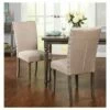 Set of 2 Burntwood Dining Chairs Weathered Gray - Buylateral