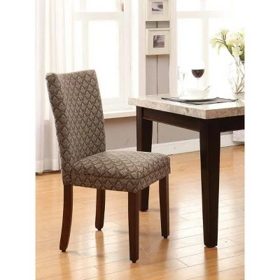 Parsons Dining Chair - HomePop Brown 18 Parsons Dining Chair - HomePop Brown - Image 16