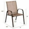 Costway 2PCS Patio Chairs Deck Yard W/Armrest Brown/Beige/Gray 2 Costway 2PCS Patio Chairs Deck Yard W/Armrest Brown/Beige/Gray -Dining Chairs And Benches Official Shop unnamed file 518