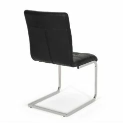 2pk Vess Modern Upholstered Waffle Stitch Dining Chairs Black/Chrome - Christopher Knight Home -Dining Chairs And Benches Official Shop unnamed file 5190