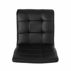 2pk Vess Modern Upholstered Waffle Stitch Dining Chairs Black/Chrome - Christopher Knight Home -Dining Chairs And Benches Official Shop unnamed file 5192