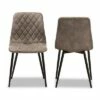 Set of 2 Roberta Midcentury Modern Fabric Upholstered Shell Dining Chairs Light Brown - Baxton Studio -Dining Chairs And Benches Official Shop unnamed file 5203