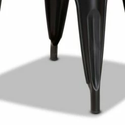 4pc Ryland Metal and Wood Dining Chair Set - Baxton Studio Gray/walnut Brown -Dining Chairs And Benches Official Shop unnamed file 5259