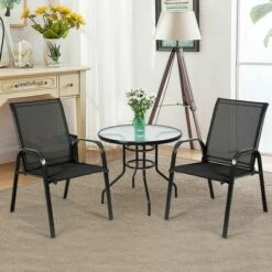 Costway 2PCS Patio Chairs Deck Yard W/Armrest Brown/Beige/Gray 25 Costway 2PCS Patio Chairs Deck Yard W/Armrest Brown/Beige/Gray -Dining Chairs And Benches Official Shop unnamed file 529