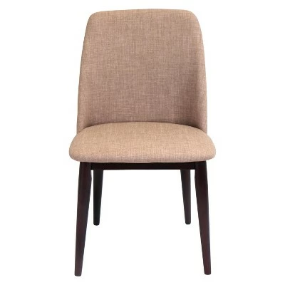 Set of 2 Tintori Mid Century Modern Dining Chairs Wood/Espresso - LumiSource 5 Set of 2 Tintori Mid Century Modern Dining Chairs Wood/Espresso - LumiSource - Image 3