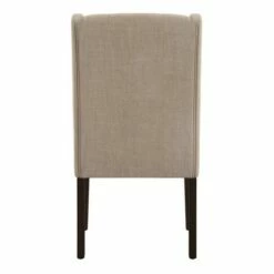 Set of 2 Old Town Espresso Finish Wingback Button Tufted Dining Chairs Oatmeal - Inspire Q -Dining Chairs And Benches Official Shop unnamed file 5344