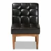 Sanford Wood Dining Chair - Baxton Studio Brown