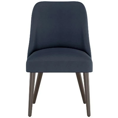 Geller Modern Dining Chair in Shiny Velvet - Project 62™ Dove Gray 12 Geller Modern Dining Chair in Shiny Velvet - Project 62™ Dove Gray - Image 10