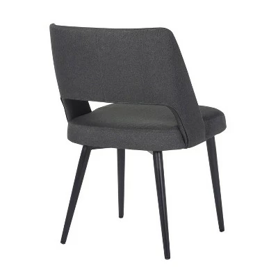 Valencia Steel/Polyester Dining Chair - LumiSource Black/green 4 Valencia Steel/Polyester Dining Chair - LumiSource Black/green - Image 2