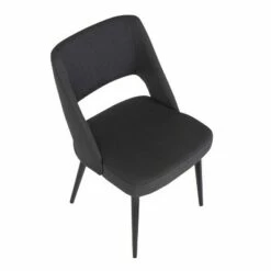 Valencia Steel/Polyester Dining Chair - LumiSource Black/green 20 Valencia Steel/Polyester Dining Chair - LumiSource Black/green -Dining Chairs And Benches Official Shop unnamed file 5448