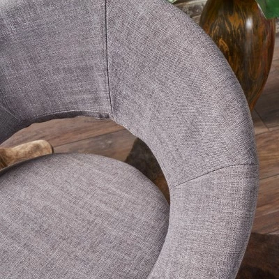 Set of 2 Keegan Dining Chair - Christopher Knight Home Gray 4 Set of 2 Keegan Dining Chair - Christopher Knight Home Gray - Image 2