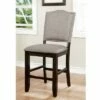 Set of 2 Rostock Contemporary Upholstered Counter Height Dining Chair Dark Walnut - HOMES: Inside + Out 2 Set of 2 Rostock Contemporary Upholstered Counter Height Dining Chair Dark Walnut - HOMES: Inside + Out -Dining Chairs And Benches Official Shop unnamed file 5604