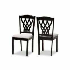 2pc Delilah Fabric Upholstered and Wood Dining Chairs - Baxton Studio Gray/dark Brown 16 2pc Delilah Fabric Upholstered and Wood Dining Chairs - Baxton Studio Gray/dark Brown -Dining Chairs And Benches Official Shop unnamed file 5616