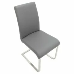 Set of 2 Foster Contemporary Dining Chair Stainless Steel/Gray - LumiSource 14 Set of 2 Foster Contemporary Dining Chair Stainless Steel/Gray - LumiSource -Dining Chairs And Benches Official Shop unnamed file 5650