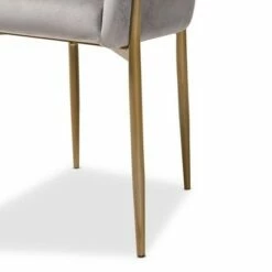 Ballard Velvet Fabric Upholstered Metal Dining Chair - Baxton Studio Gray/gold 17 Ballard Velvet Fabric Upholstered Metal Dining Chair - Baxton Studio Gray/gold -Dining Chairs And Benches Official Shop unnamed file 5690