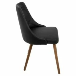 Giovanni Mid Century Modern Dining Chair - LumiSource Black