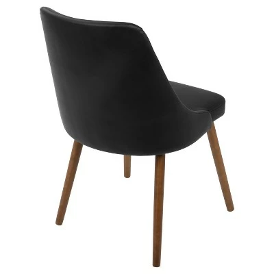 Giovanni Mid Century Modern Dining Chair - LumiSource Black 4 Giovanni Mid Century Modern Dining Chair - LumiSource Black - Image 2