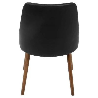 Giovanni Mid Century Modern Dining Chair - LumiSource Black 5 Giovanni Mid Century Modern Dining Chair - LumiSource Black - Image 3