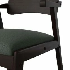 Set of 2 Millie Dining Armchairs with Brown Finish Wood Seat Back - Handy Living -Dining Chairs And Benches Official Shop unnamed file 573