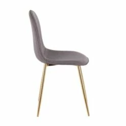 Set of 2 Pebble Contemporary Dining Chairs Gold/Charcoal - LumiSource 12 Set of 2 Pebble Contemporary Dining Chairs Gold/Charcoal - LumiSource -Dining Chairs And Benches Official Shop unnamed file 5768