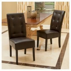Set of 2 Mira Dining Chair Brown - Christopher Knight Home -Dining Chairs And Benches Official Shop unnamed file 5780