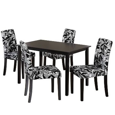Set of 2 Elly Sophia Parson Dining Chairs Gray/Black - Buylateral 5 Set of 2 Elly Sophia Parson Dining Chairs Gray/Black - Buylateral - Image 3