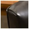 Set of 2 Crown Top Bonded Leather Tufted Dining Chair Brown - Christopher Knight Home