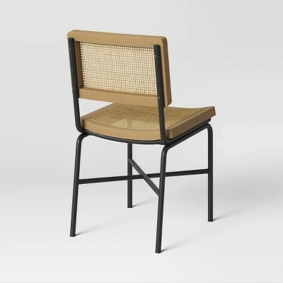 Errol Cane and Wood Dining Chair with Metal Legs - Threshold™ 5 Errol Cane and Wood Dining Chair with Metal Legs - Threshold™ - Image 3