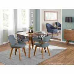 Cosmo Bamboo/Faux Leather Dining Chair Walnut/Gray - LumiSource 22 Cosmo Bamboo/Faux Leather Dining Chair Walnut/Gray - LumiSource -Dining Chairs And Benches Official Shop unnamed file 5864