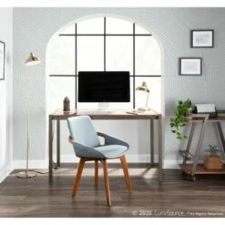 Cosmo Bamboo/Faux Leather Dining Chair Walnut/Gray - LumiSource 23 Cosmo Bamboo/Faux Leather Dining Chair Walnut/Gray - LumiSource -Dining Chairs And Benches Official Shop unnamed file 5865