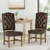 2pk Hyvonen Contemporary Upholstered Tufted Dining Chairs - Christopher Knight Home Dark Brown/natural 2 2pk Hyvonen Contemporary Upholstered Tufted Dining Chairs - Christopher Knight Home Dark Brown/natural -Dining Chairs And Benches Official Shop unnamed file 5904