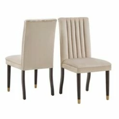 Set of 2 Pruett Velvet Channel Back Dining Chairs - Inspire Q Taupe 23 Set of 2 Pruett Velvet Channel Back Dining Chairs - Inspire Q Taupe -Dining Chairs And Benches Official Shop unnamed file 5935