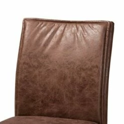 2pc Gerard Distressed Fabric Upholstered and Metal Dining Chair Set Brown/Black - Baxton Studio -Dining Chairs And Benches Official Shop unnamed file 5992