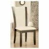 Set of 2 Wright Padded Leatherette Side Dining Chair Gray - HOMES: Inside + Out -Dining Chairs And Benches Official Shop unnamed file 6052