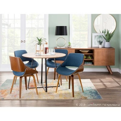 Fabrizzi Mid-Century Modern Dining Accent Chair - LumiSource Gray 9 Fabrizzi Mid-Century Modern Dining Accent Chair - LumiSource Gray - Image 7