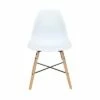Set of 4 18" Plastic Molded Mid-Century Modern Dining Chairs & Beechwood Legs with Wire Accent White - OFM -Dining Chairs And Benches Official Shop unnamed file 6165