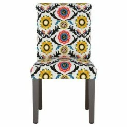 Hendrix Dining Chair in Damask - Skyline Furniture Elliot Floral Navy -Dining Chairs And Benches Official Shop unnamed file 6245