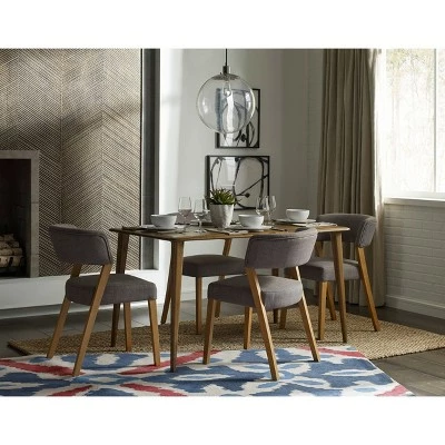 Set of 2 Wilham Upholstered Dining Chair Gray - Finch 4 Set of 2 Wilham Upholstered Dining Chair Gray - Finch - Image 2