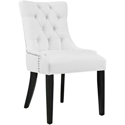 Regent Vinyl Dining Chair - Modway White 8 Regent Vinyl Dining Chair - Modway White - Image 6