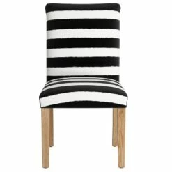 Hendrix Dining Chair in Stripe - Skyline Furniture Lavender