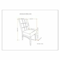 Set of 2 Hawthorne Deluxe Dining Chairs - WyndenHall Light Mocha -Dining Chairs And Benches Official Shop unnamed file 6278