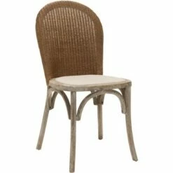 Kioni Rattan Side Chair (Set of 2) - Taupe - Safavieh -Dining Chairs And Benches Official Shop unnamed file 628