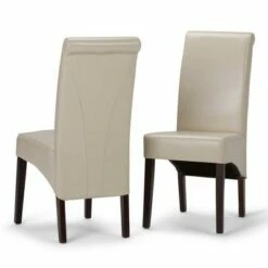 Set of 2 Franklin Deluxe Parson Dining Chair - Wyndenhall Satin Cream -Dining Chairs And Benches Official Shop unnamed file 6299