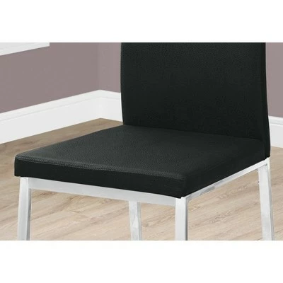 2pc Dining Chair Chrome - EveryRoom Gray 4 2pc Dining Chair Chrome - EveryRoom Gray - Image 2