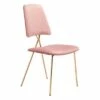 Set of 2 Cecilia Dining Chairs Pink/Gold - ZM Home -Dining Chairs And Benches Official Shop unnamed file 6340