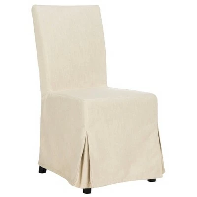 Set of 2 Dining Chairs Beige - Safavieh 5 Set of 2 Dining Chairs Beige - Safavieh - Image 3